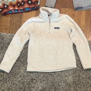 Patagonia Cozy Cream women’s Fleece sweatshirt pullover sz XS